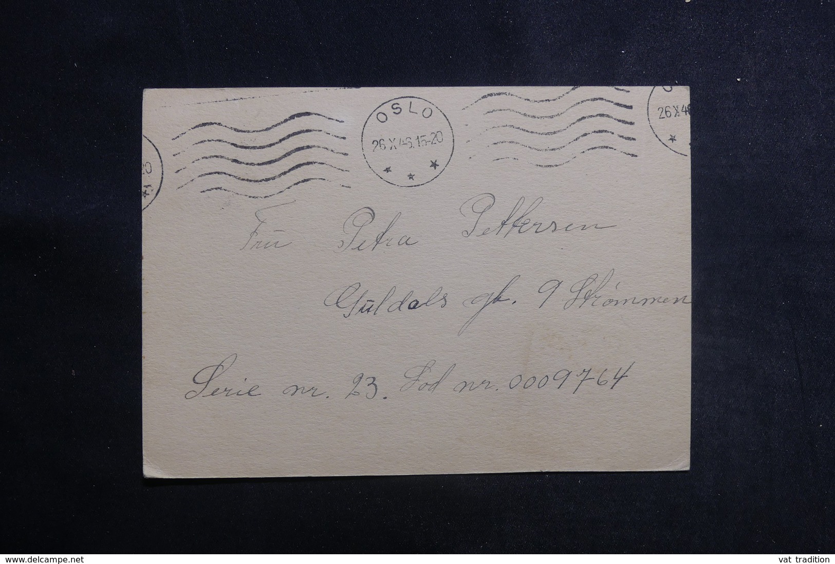 NORVÈGE - Enveloppe De Oslo Pour Oslo En 1946, Affranchissement Plaisant - L 41103 - Lettres & Documents
