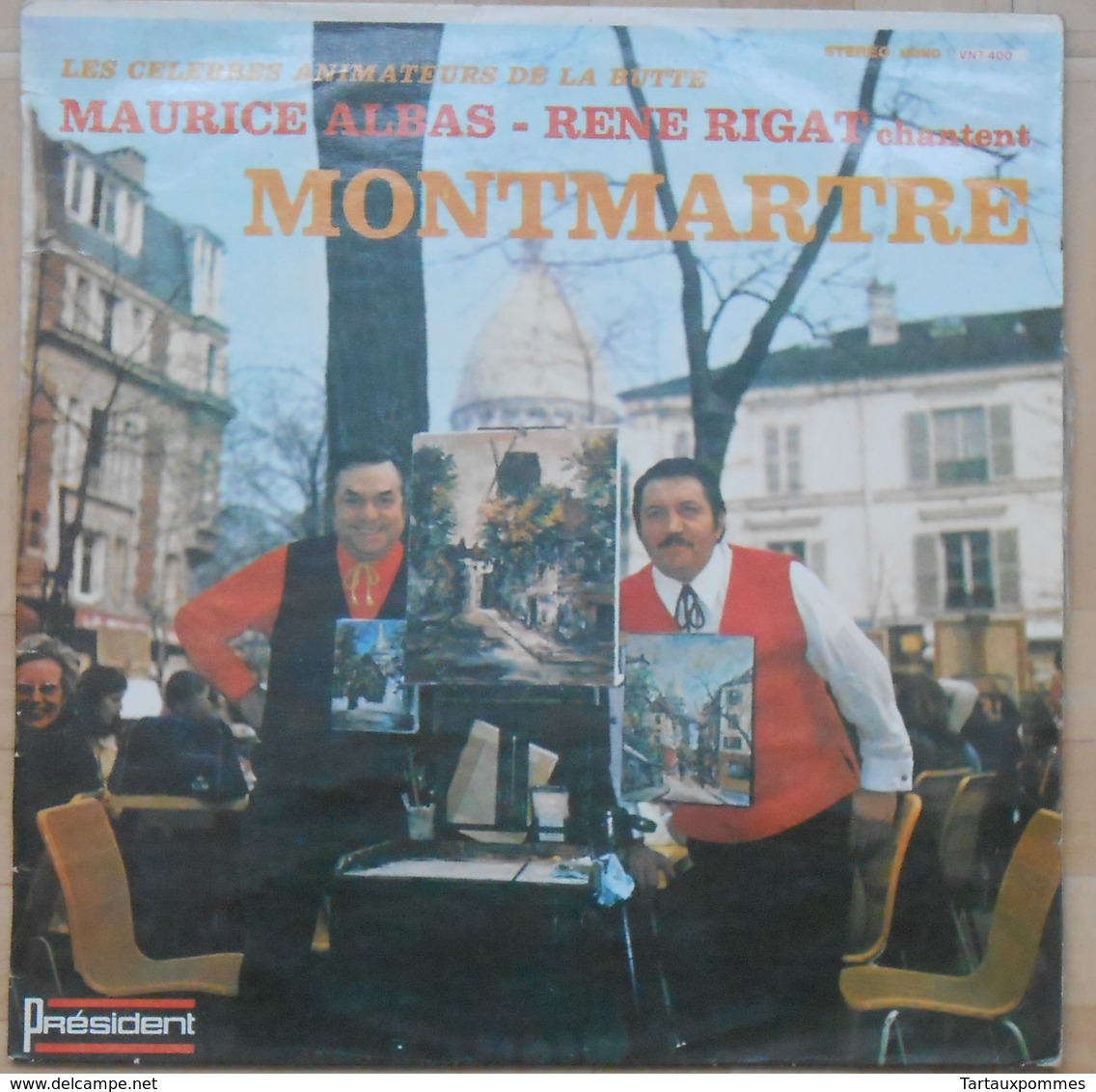 Les Célèbres Animateurs De La Butte Montmartre - Maurice Albas - René Rigat - 33T Dédicacé Par R. Rigat - Cómica