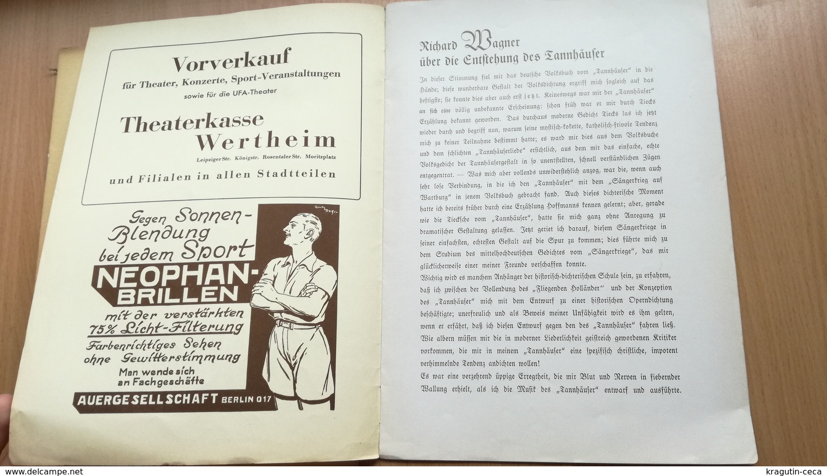 1937 938 Volksbühne Berlin WWII GERMANY GERMAN STAATSTHEATER OPER DEUTSCHLAND NAZI LOT MAGAZINE NEWSPAPERS STATE THEATER - Theater & Scripts