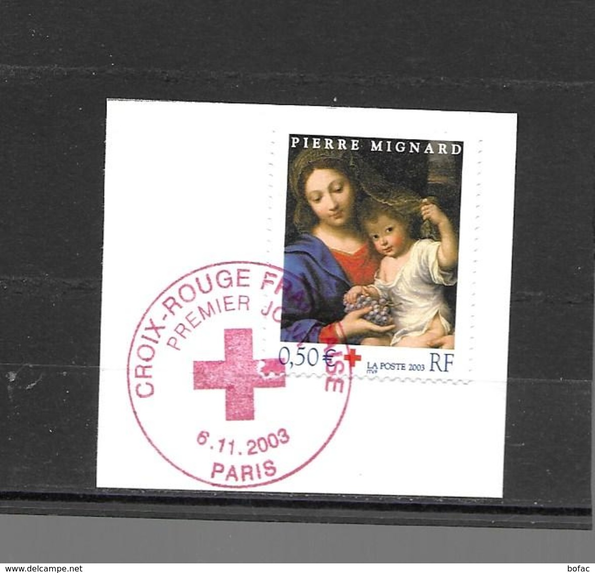 3620  OBL Y & T La Vierge à La Grappe  "Pierre Mignard"  Cachet Paris  « Oblitération Premier Jour » 15B/60 - Used Stamps