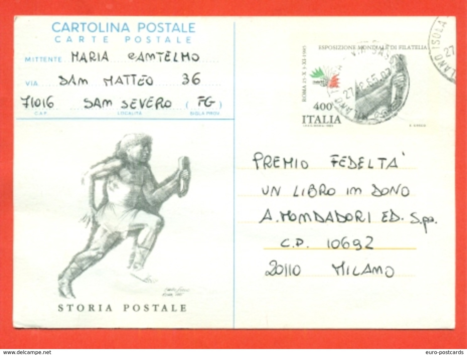 INTERI POSTALI- C 202 - Stamped Stationery