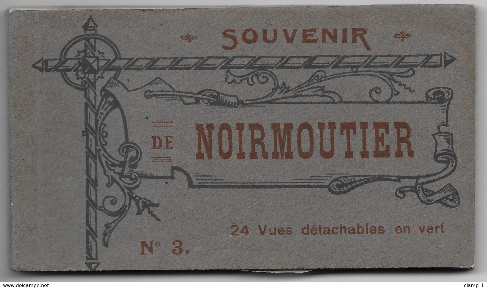 CARNET CPA 85 NOIRMOUTIER  23 VUES SUR 24 MARTIN BERTRAND EPICERIE PARISIENNE - Noirmoutier