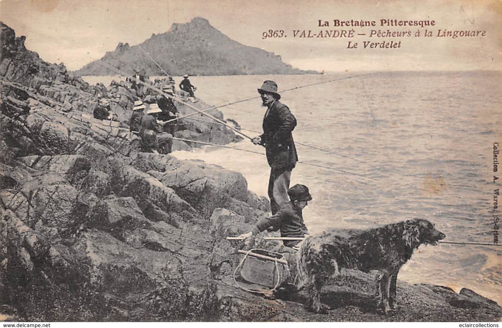 Pléneuf-Val-André         22           Le Verdelet.  Pêcheurs A La Lingouare           (voir Scan) - Pléneuf-Val-André