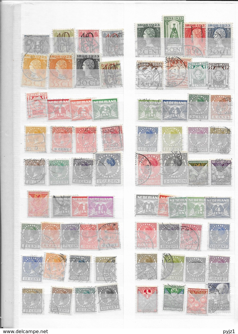 Netherlands USED Collection Of More Then 1000  All Different (16 Scans) - Sammlungen (ohne Album)