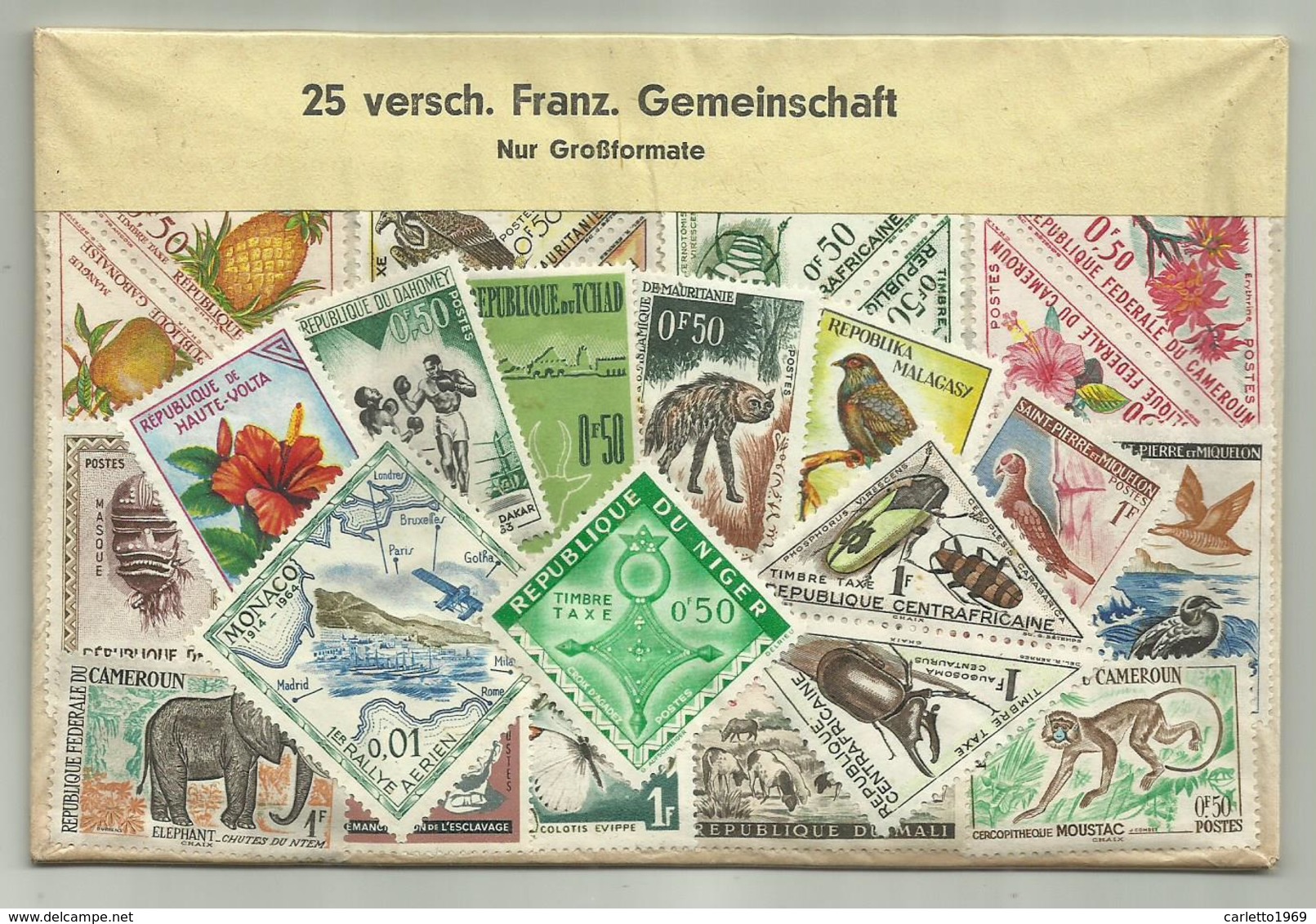 25 VERSCH. FRANZ GEMEINSCHAFT - Lots & Kiloware (mixtures) - Max. 999 Stamps