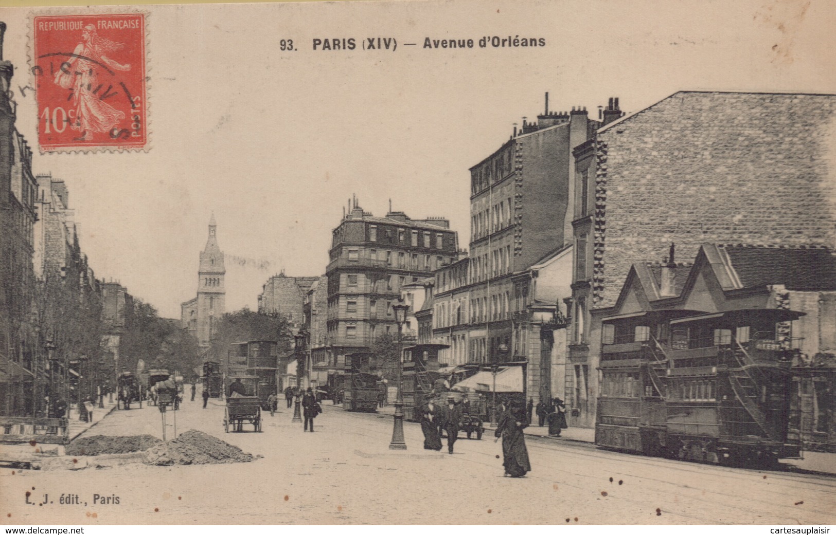 Paris 14eme : Avenue D'Orléans - Arrondissement: 14