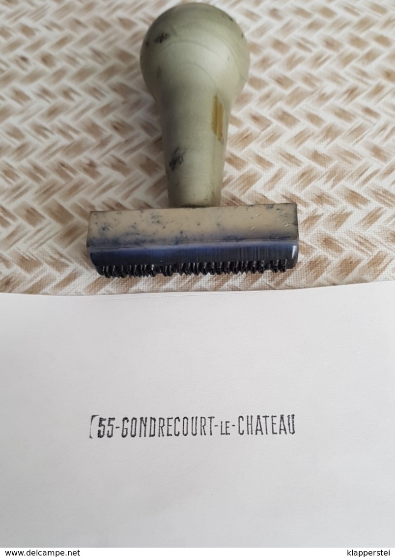 Ancien Tampon Réformé De La Poste PTT Cachet 55 Gondrecourt-le-Château Meuse - Seals