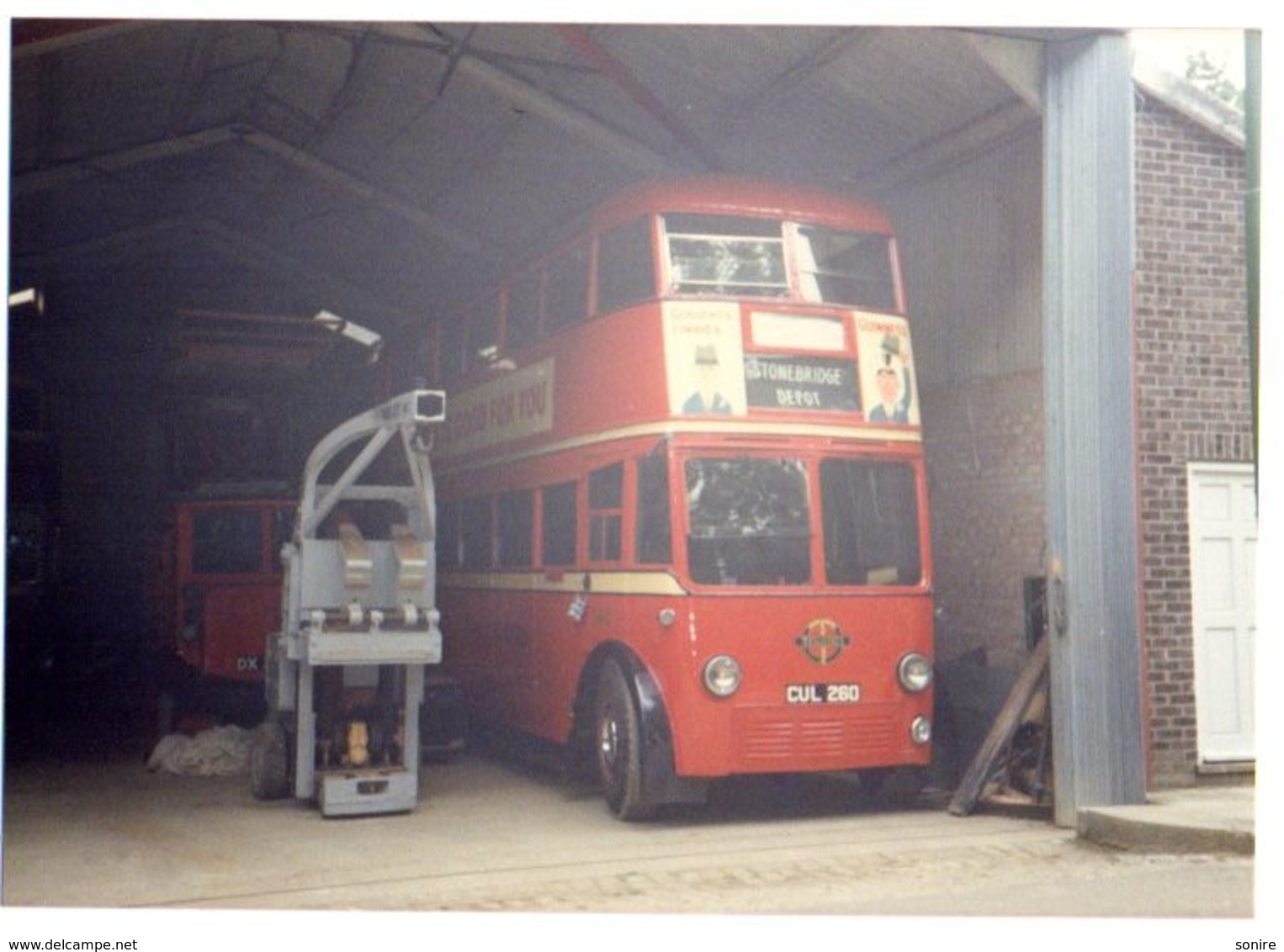 35mm ORIGINAL PHOTO BUS UK STONEBRIDGE DEPOT - F174 - Other & Unclassified