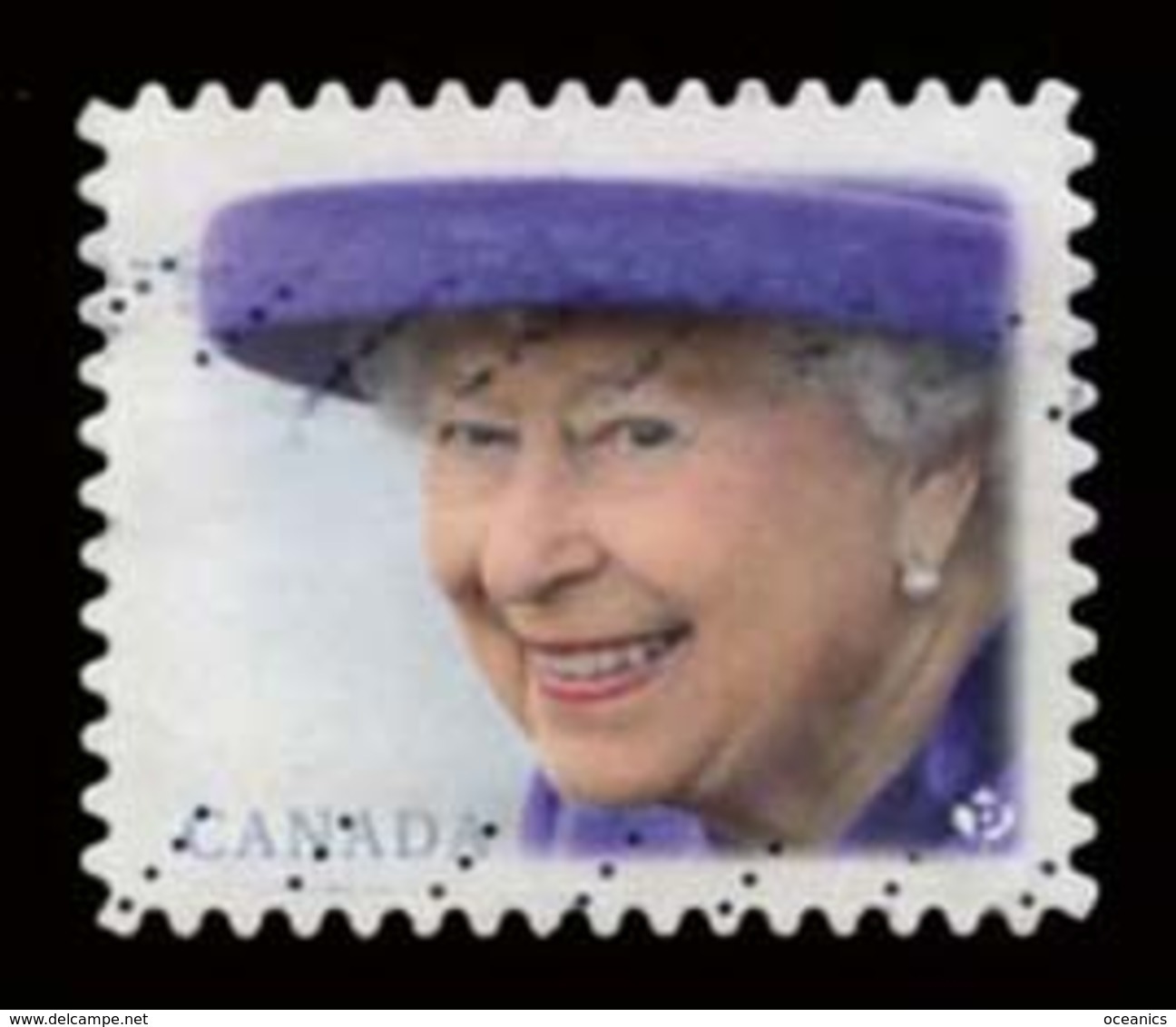 Canada (Scott No.3137 - Queen Elizabeth) (o) Adhesive - Oblitérés