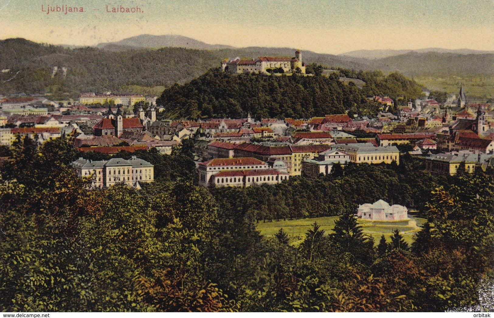 Ljubljana (Laibach) * Burg, Stadt, Teilansicht * Slowenien * AK234 - Slovenia