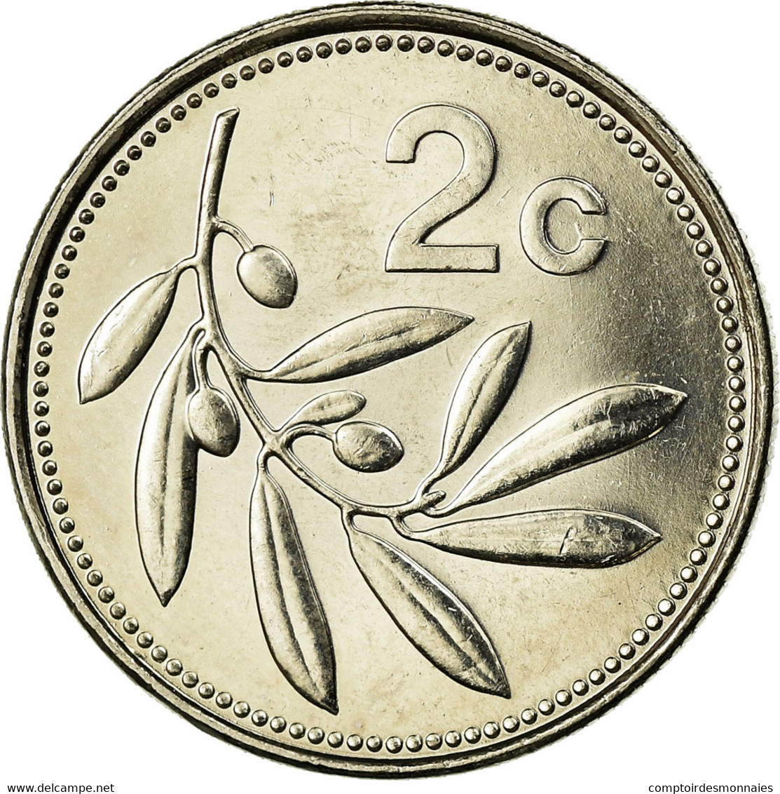 Monnaie, Malte, 2 Cents, 2004, SUP, Copper-nickel, KM:94 - Malta