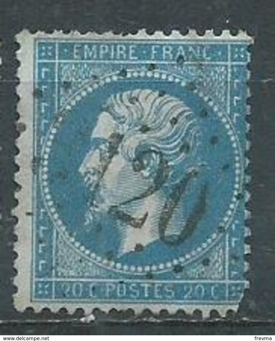 Timbre Napoleon III  1862 Yvt 22 - 1862 Napoléon III