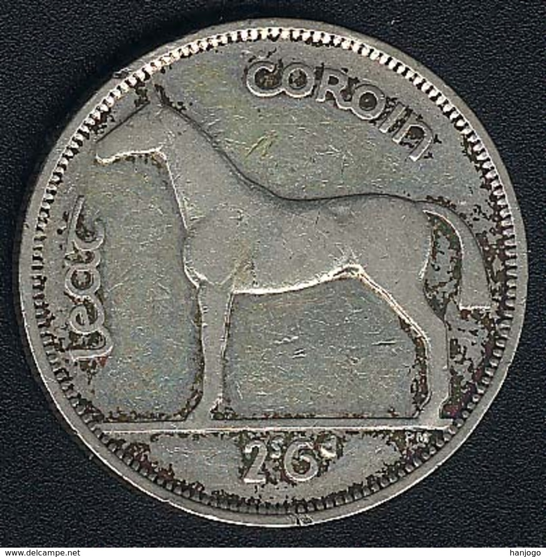 Irland, 1/2 Crown 1940, Silber - Irland