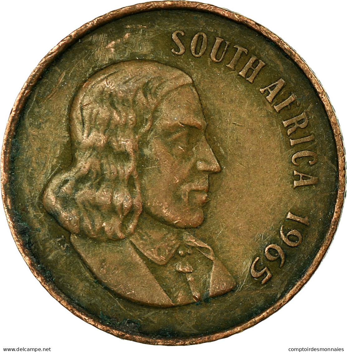Monnaie, Afrique Du Sud, 2 Cents, 1965, TB, Bronze, KM:66.1 - Afrique Du Sud
