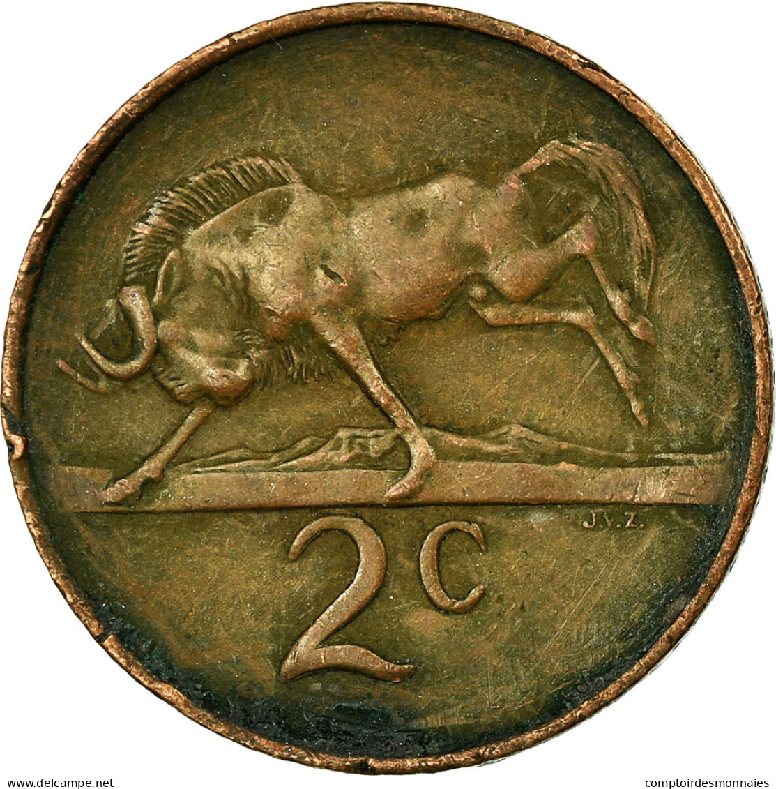 Monnaie, Afrique Du Sud, 2 Cents, 1965, TB, Bronze, KM:66.1 - Afrique Du Sud