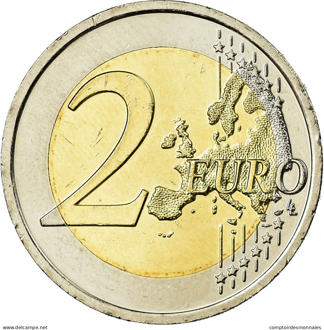 Slovaquie, 2 Euro, 10ème Anniversaire De L Adhesion à L' UE, 2014, SUP - Slovakia