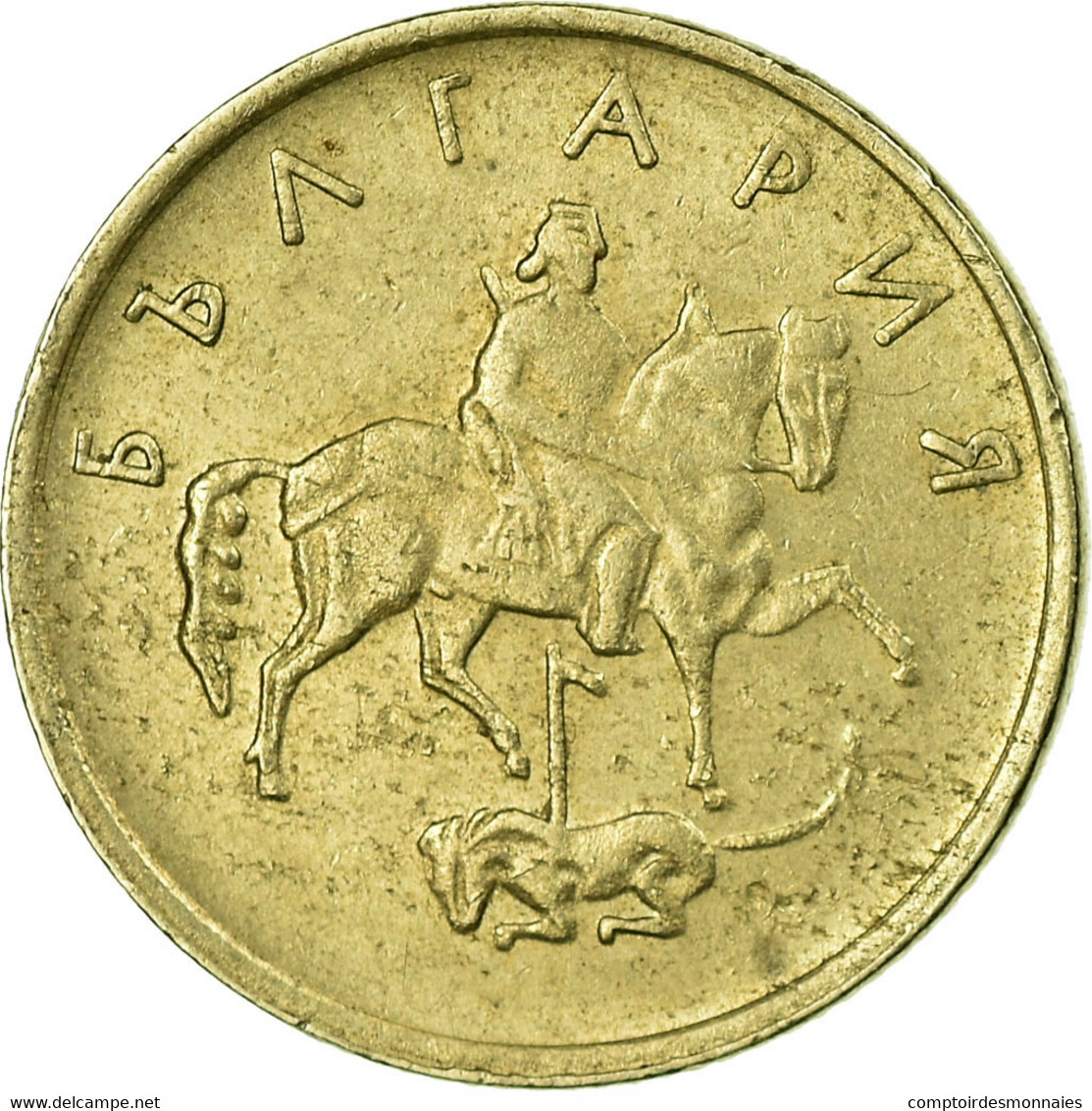 Monnaie, Bulgarie, 10 Stotinki, 1999, Sofia, TB+, Copper-Nickel-Zinc, KM:240 - Bulgarie