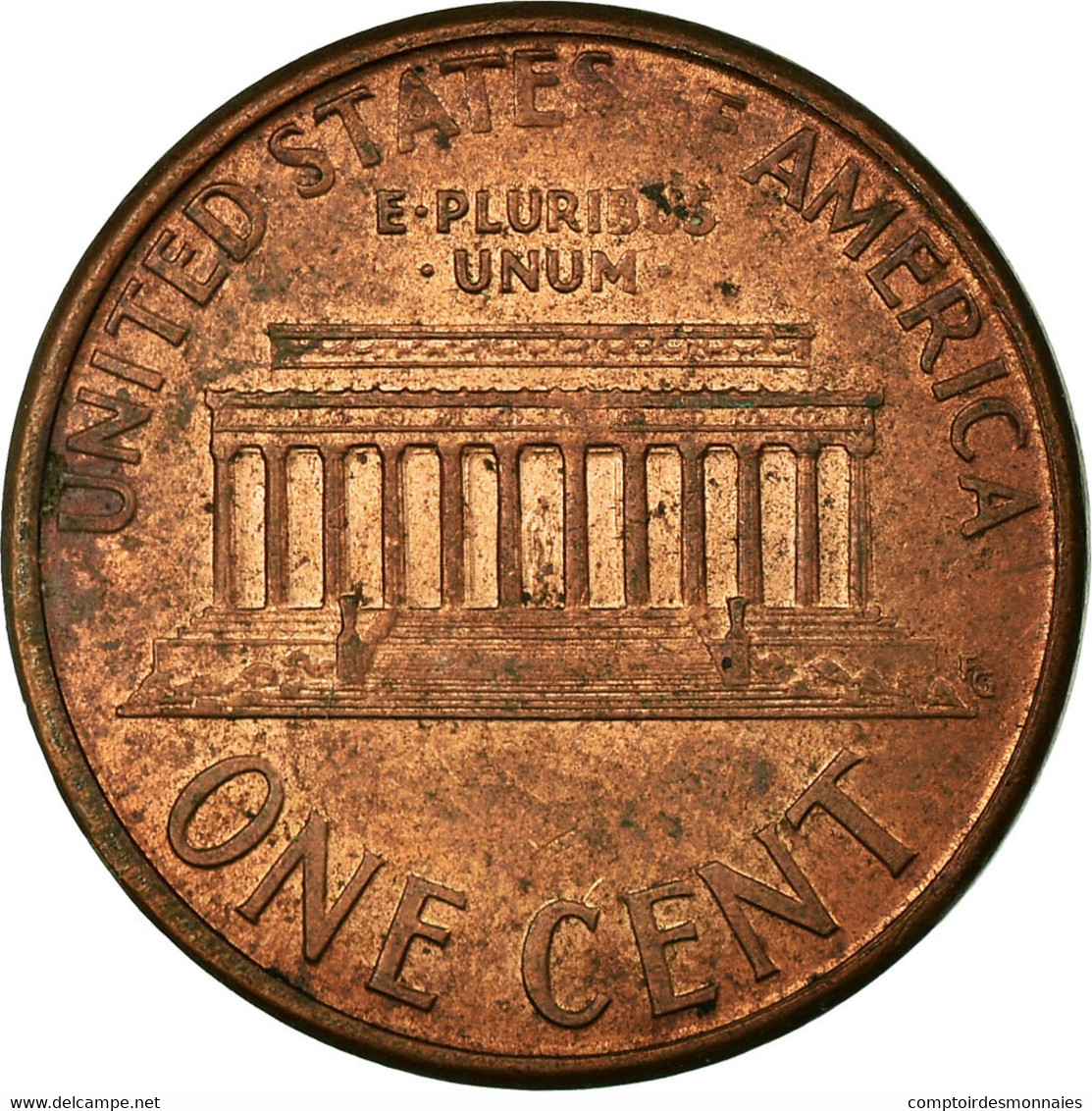 Monnaie, États-Unis, Lincoln Cent, Cent, 1996, U.S. Mint, Philadelphie, TTB - 1959-…: Lincoln, Memorial Reverse