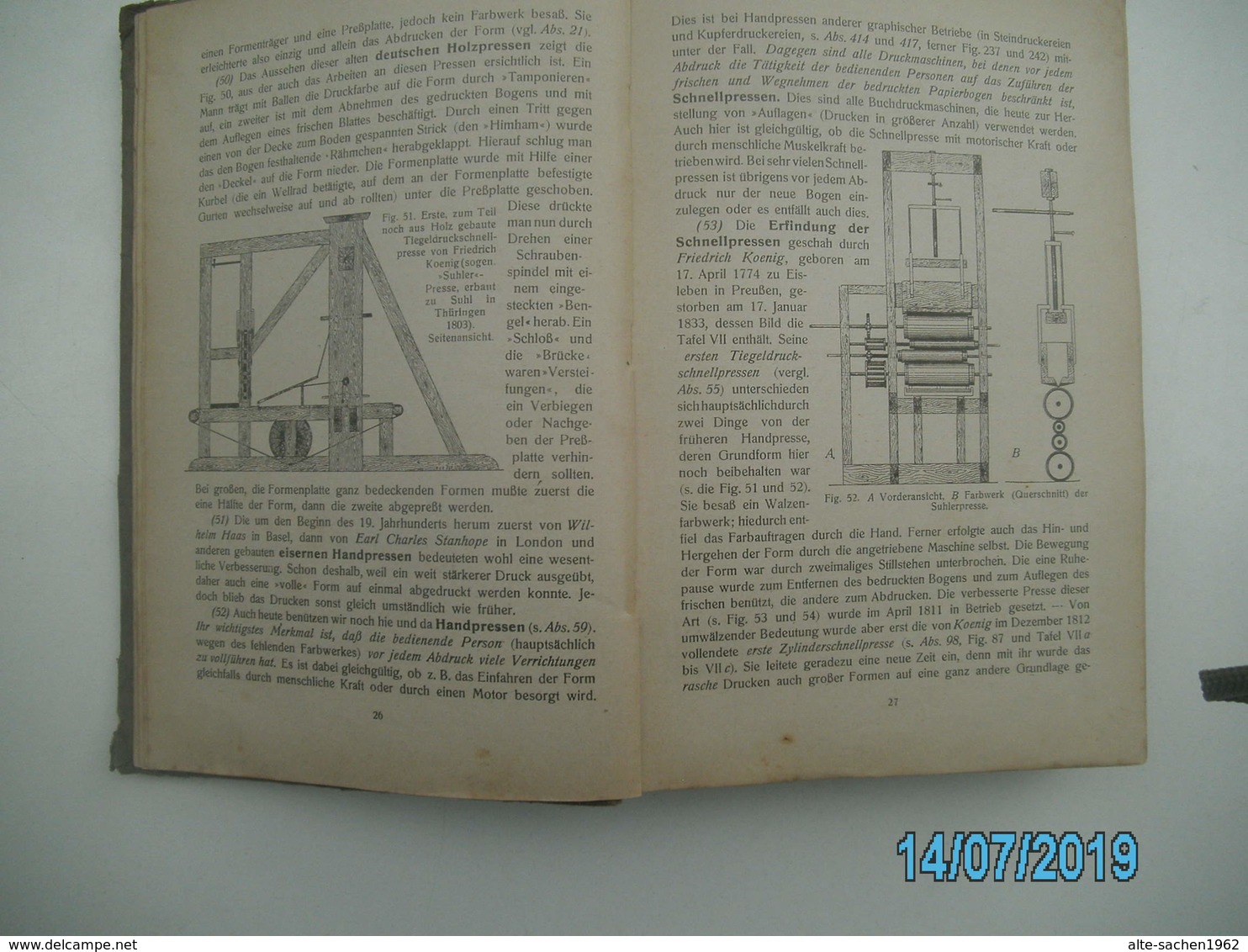 LEHRBUCH FÜR BUCHDRUCKER - "DRUCK" - 1922 - Regierungsrat-Prof. Arthur W. Unger