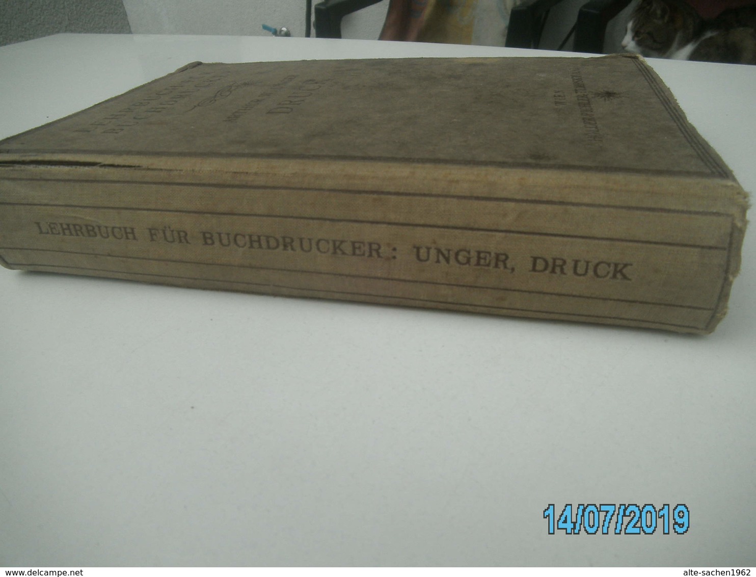 LEHRBUCH FÜR BUCHDRUCKER - "DRUCK" - 1922 - Regierungsrat-Prof. Arthur W. Unger