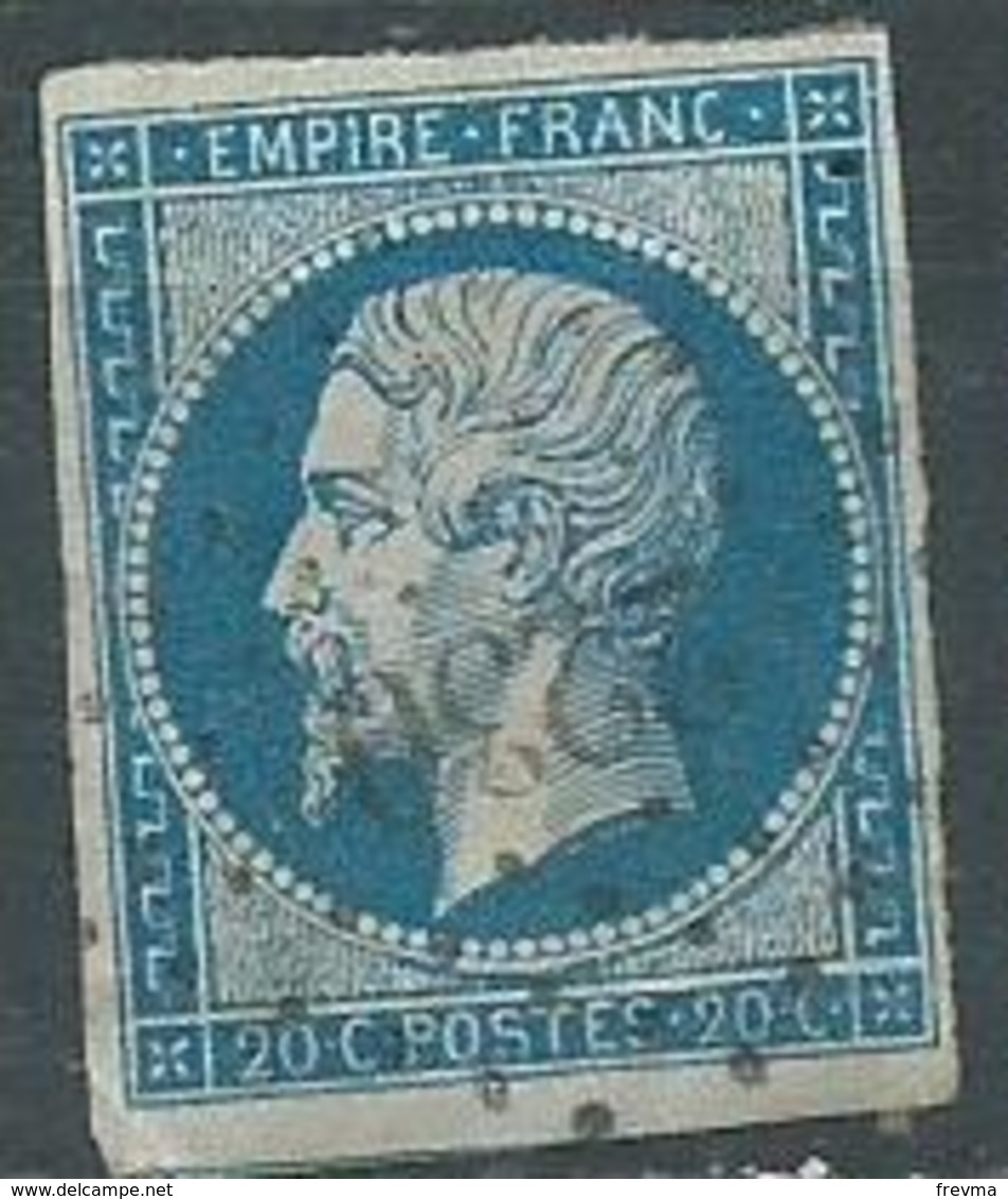 Timbre Napoleon III  1854 Yvt 14A - 1853-1860 Napoléon III