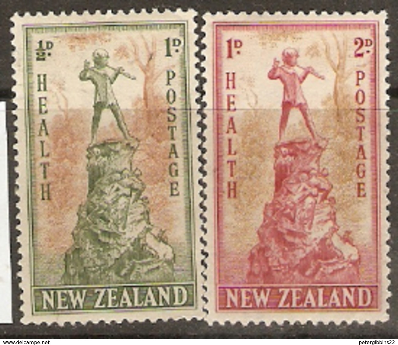 New Zealand  1945  SG 665-6  Health    Mounted Mint - Neufs