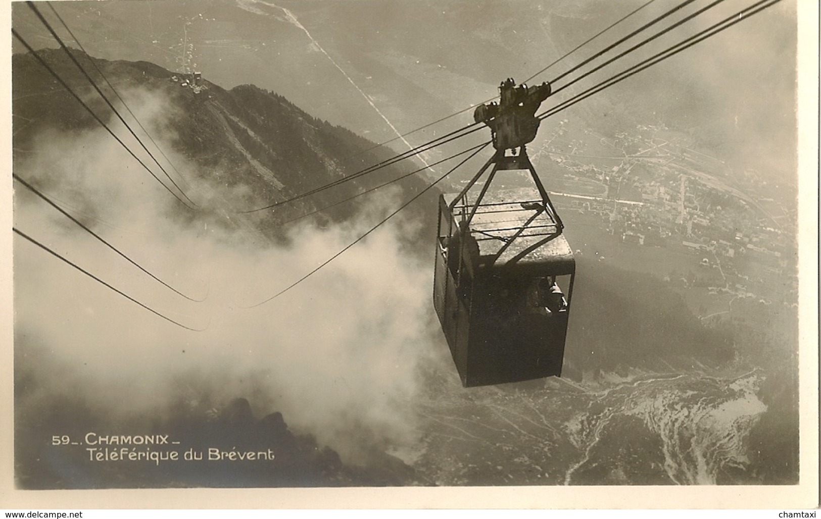 74 CHAMONIX MONT BLANC CABINE DU TELEPHERIQUE DU BREVENT Editeur GAY COUTTET 59 - Chamonix-Mont-Blanc