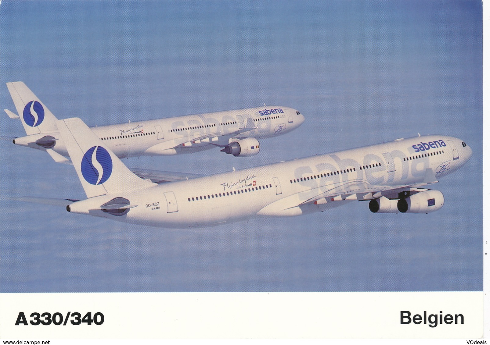 CP - Avion - Vliegtuig - Sabena - Airbus A330/A340 - Altri & Non Classificati