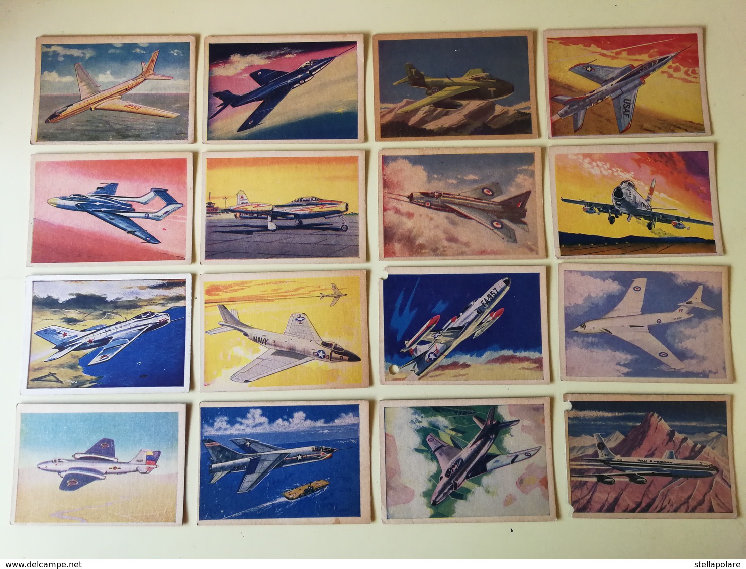 FOR SKY TAMERS FAN. 33 GERMAN VERSION OF THE ENGLISH CARDMASTER "JET AIRCRAFT OF THE WORLD" SERIE. BUBBLE GUM CARDS 1967 - Other & Unclassified