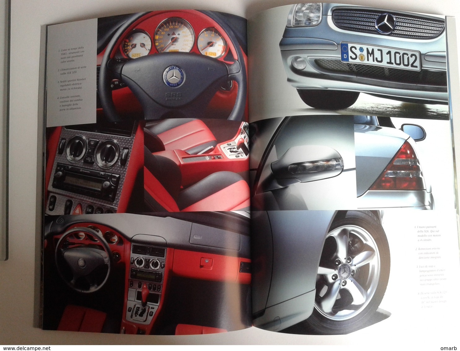 Dep039 Depliant Brochure Advertising Mercedes Benz SLK Roadster Auto Car Voiture Design - Automobili