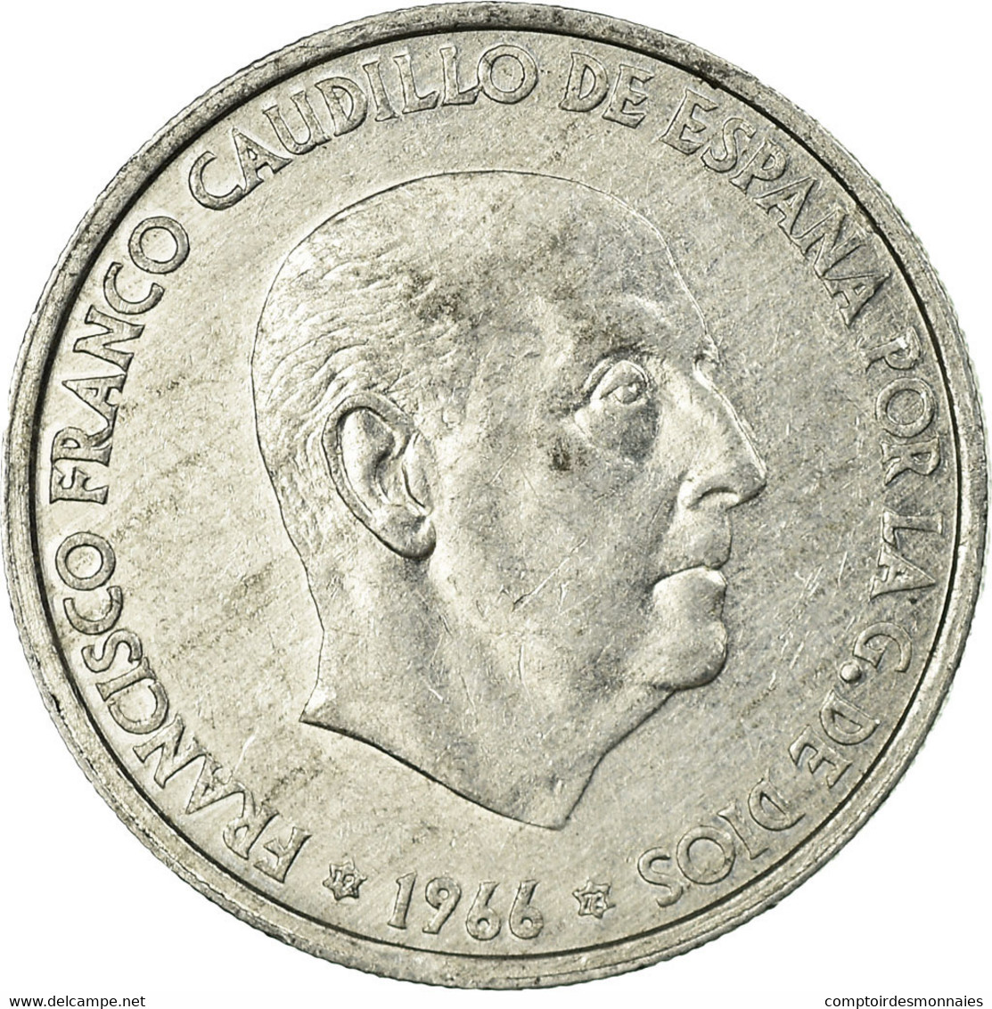 Monnaie, Espagne, Francisco Franco, Caudillo, 50 Centimos, 1973, TB+, Aluminium - 50 Centesimi