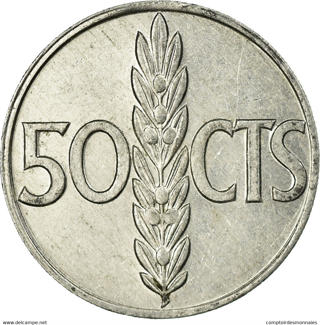 Monnaie, Espagne, Francisco Franco, Caudillo, 50 Centimos, 1973, TB+, Aluminium - 50 Centiem