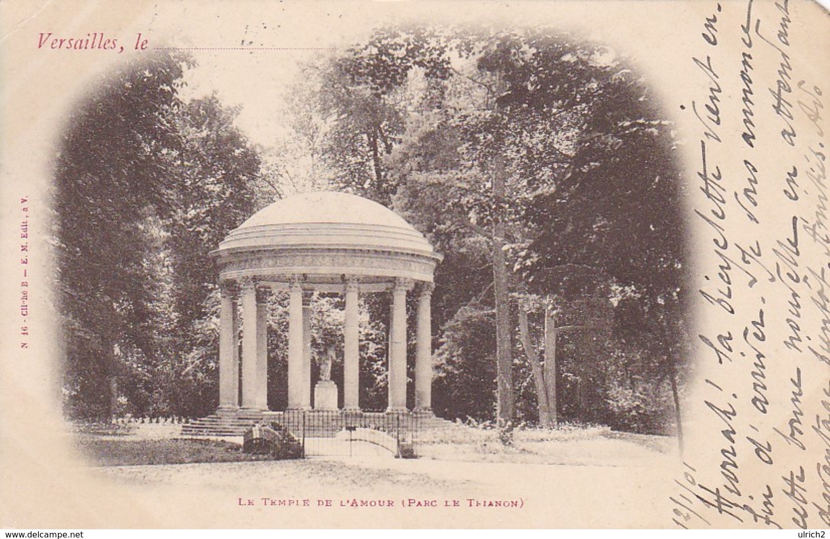 CPA Versailles - Le Temple De L'Amour - Parc Le Trianon - 1901  (43098) - Versailles (Castillo)