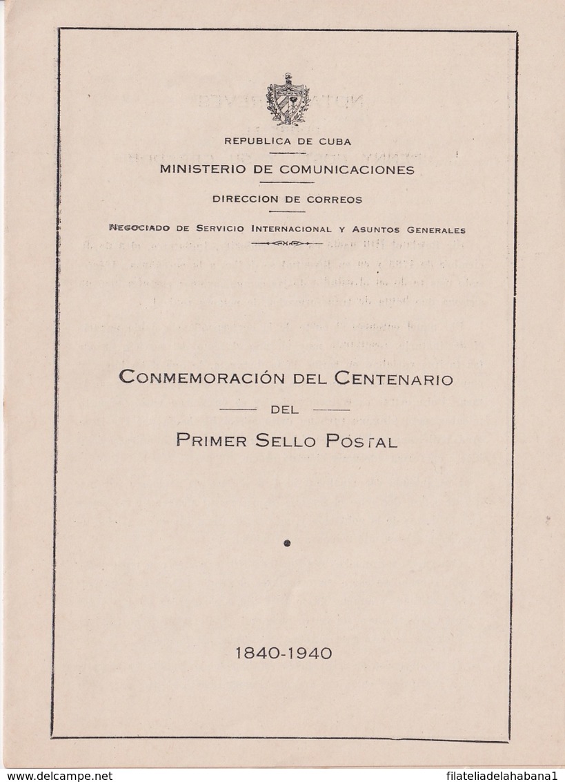 1948-235 CUBA REPUBLICA 1948 Ed.400. HF AIR MAIL CONVENTION, PENNY BLACK HF. MANCHAS. - Prefilatelia