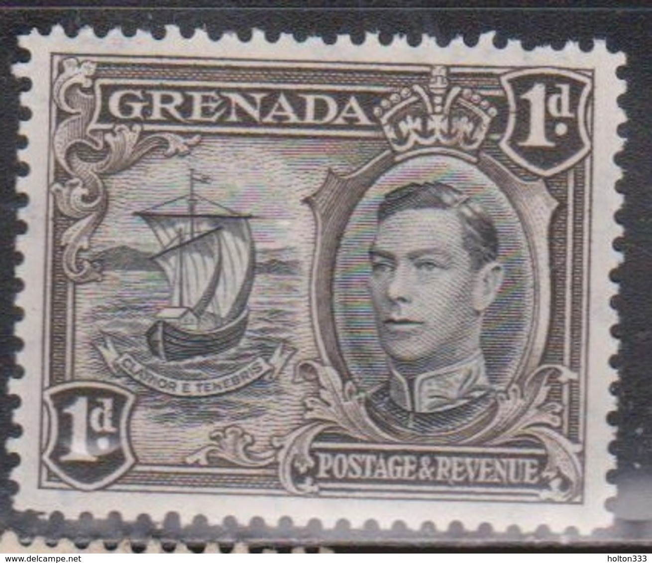 GRENADA Scott # 133 MH - KGVI & Old Ship - Granada (...-1974)