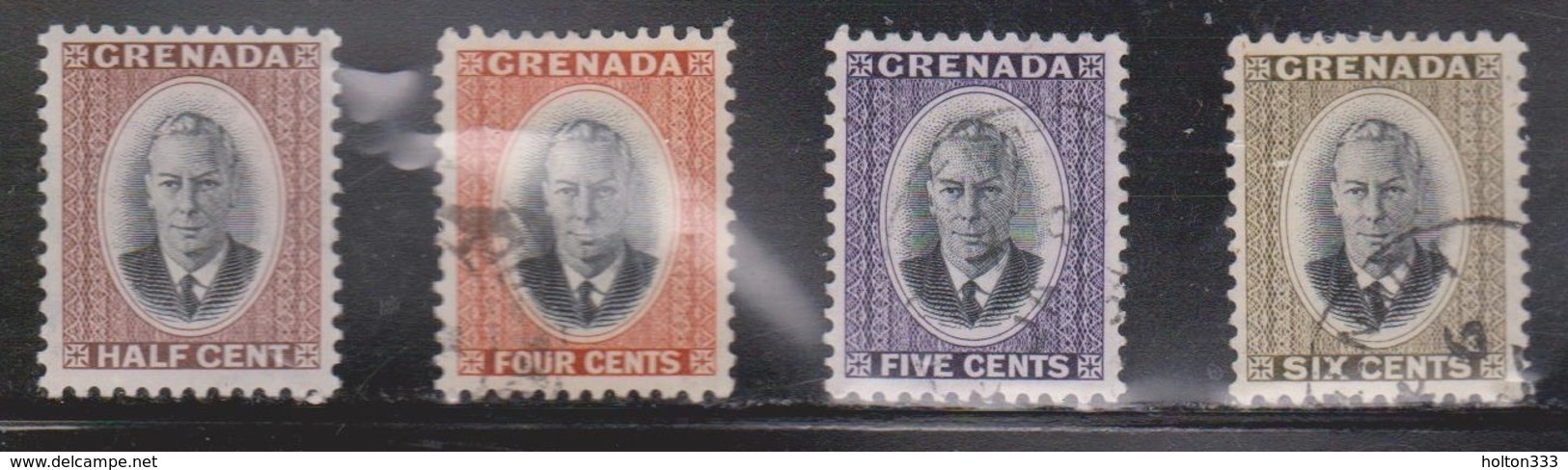 GRENADA Scott # 151//157 MH & Used - KGVI Definitives - Grenade (...-1974)