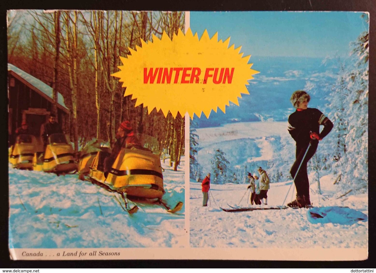 CANADA - WINTER FUN - Ski , Bob  - Vg - Non Classificati