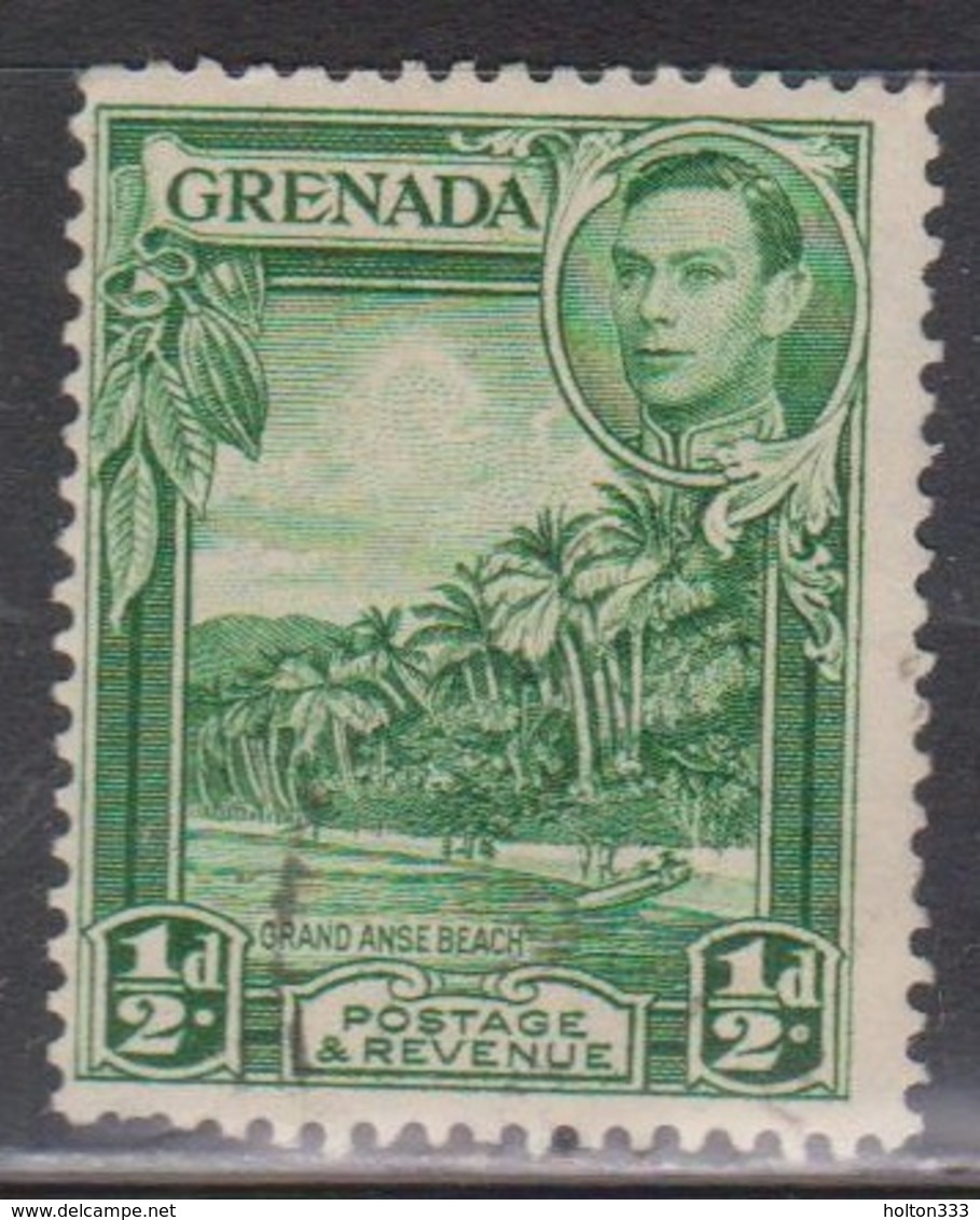 GRENADA Scott # 132 Used - KGVI & Grand Anse Beach - Grenada (...-1974)