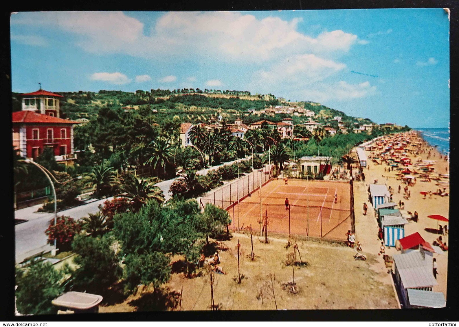 GROTTAMMARE (Ascoli) - LUNGOMARE - Campo Da Tennis  - Vg - Ascoli Piceno