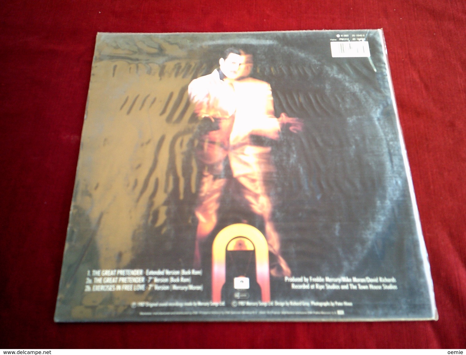 QUEEN  ° FREDDIE MERCURY    / THE GREAT PRETENDER   EXTENDED VERSION - 45 T - Maxi-Single