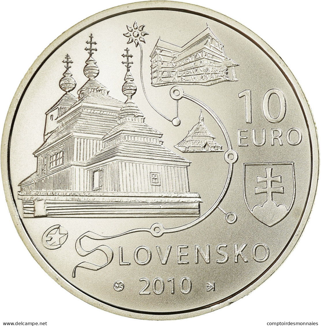 Slovaquie, 10 Euro, 2010, FDC, Argent, KM:110 - Slovakia