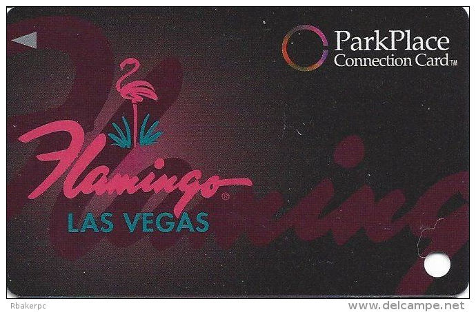 Flamingo Casino Las Vegas, NV - Slot Card - Park Place - No Mfg Mark Over Mag  (BLANK) - Casino Cards