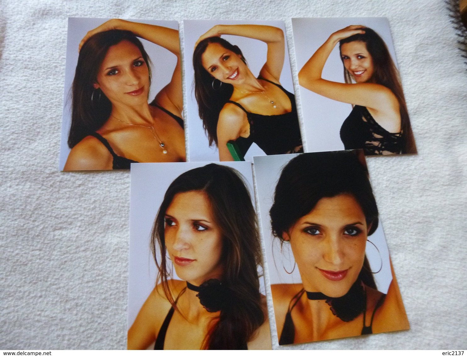 LOT DE 5 REPRODUCTIONS PHOTOS ...BELLE FEMME - Personen