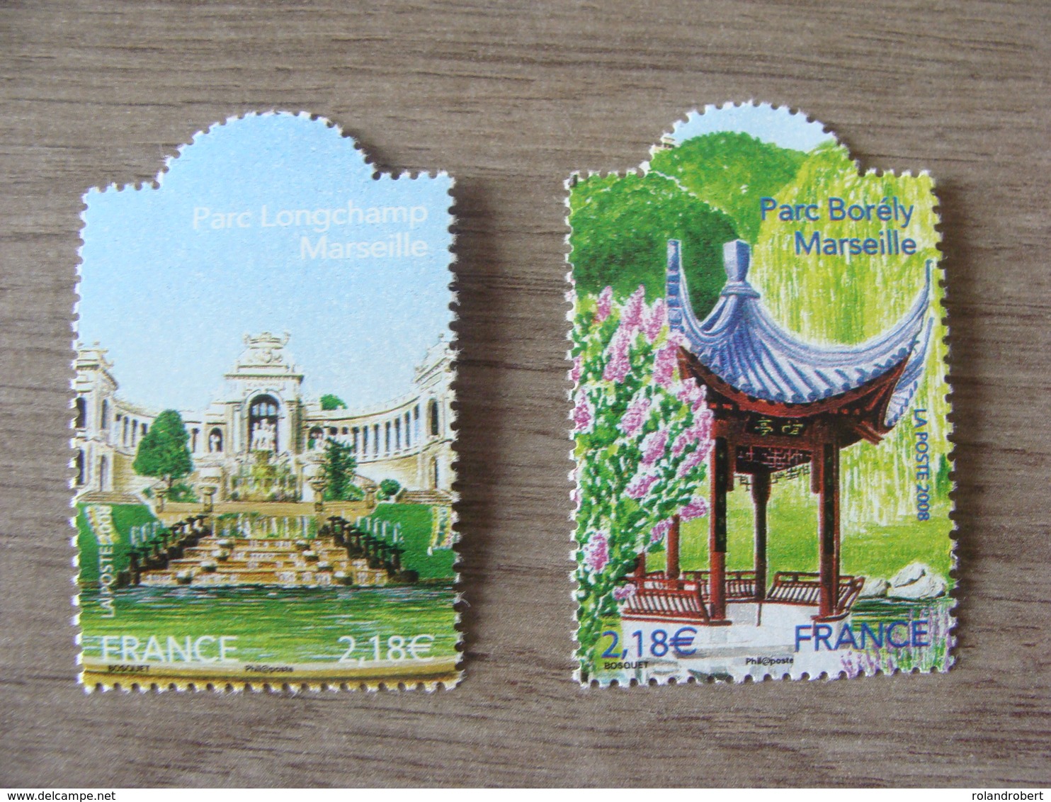 Jardins De France - Parcs Longchamp Et Borély à Marseille - 2 Timbres N° 4173 + 4174 - Année 2008 - Neufs** - Unused Stamps