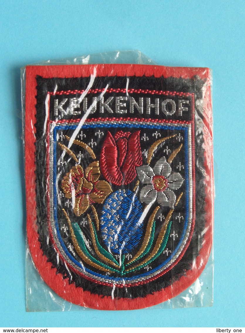 KEUKENHOF : BADGE 7 X 5,5 Cm. () Zie / Voir / See Photo ! - Blazoenen (textiel)