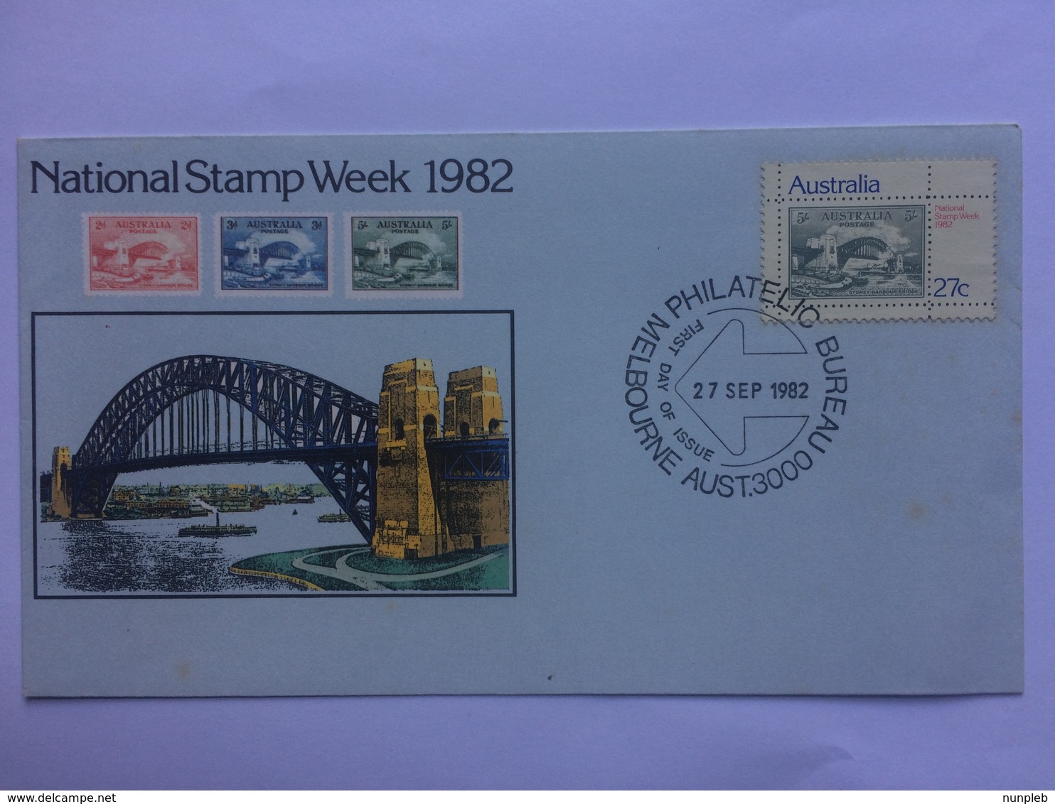 AUSTRALIA 1982 National Stamp Week Illustrated Cover - Brieven En Documenten
