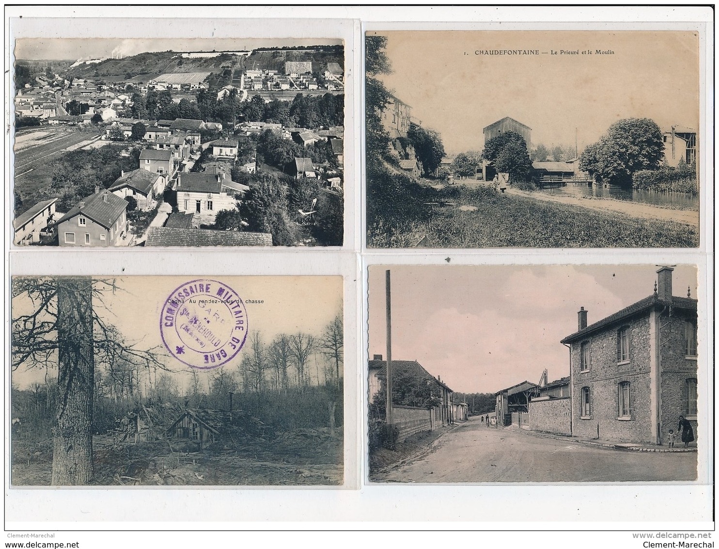 Lot de 49 CPA  de B -(petites villes et villages) (dont scènes animées) - bon etat général