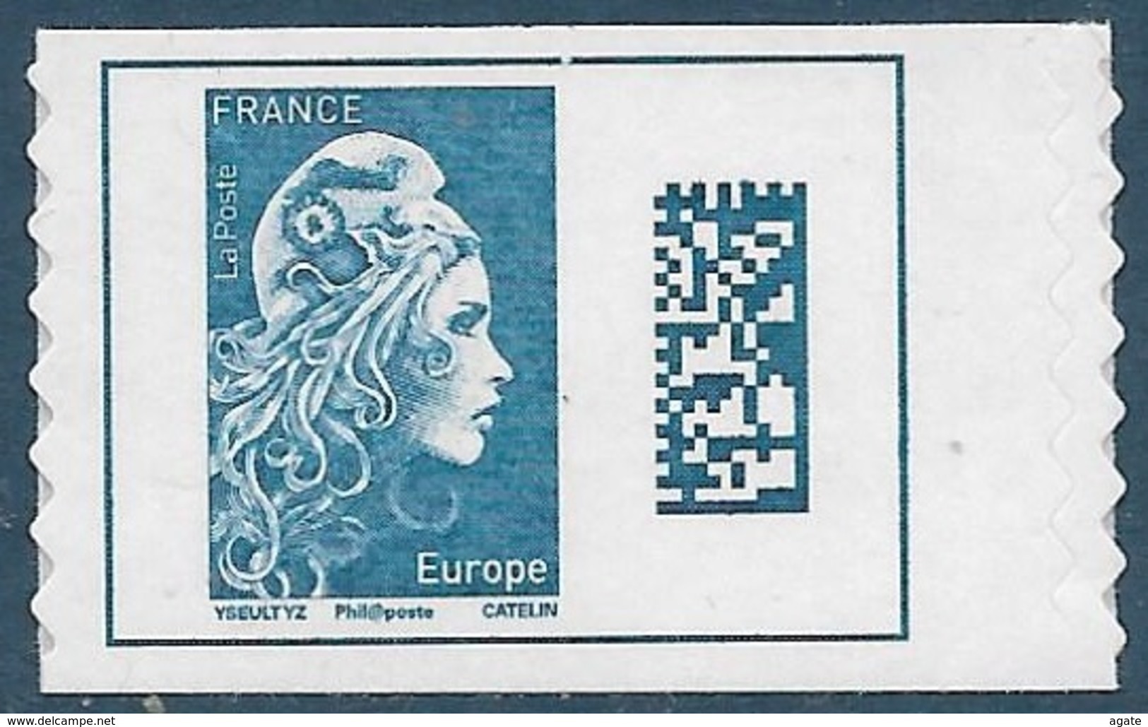 Adhésif 1603 Marianne L'Engagée Europe Timbre De Carnet (2018) Neuf** - 2018-2023 Marianne L'Engagée