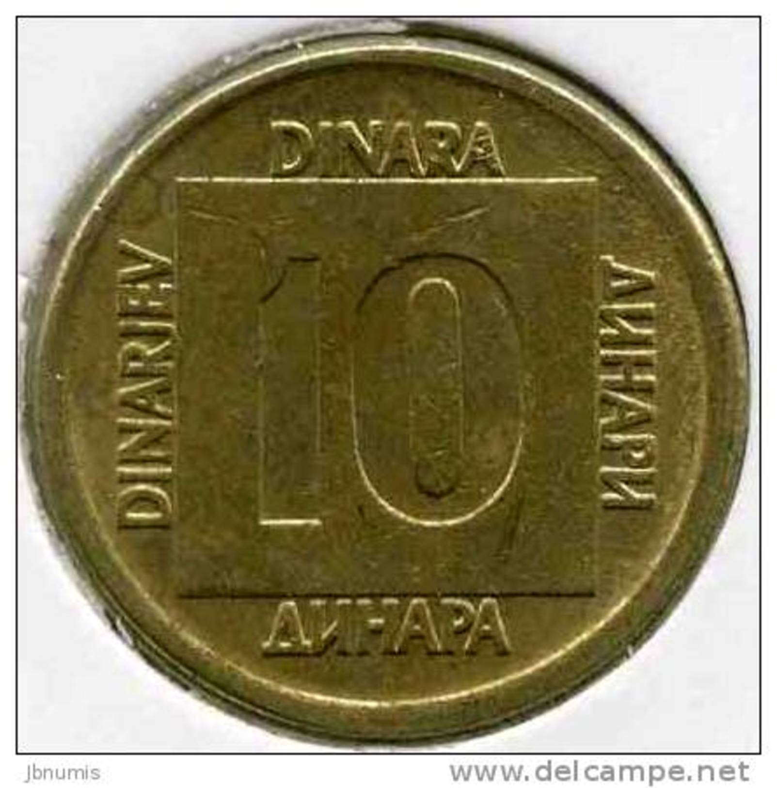 Yougoslavie Yugoslavia 10 Dinara 1988 KM 131 - Yougoslavie