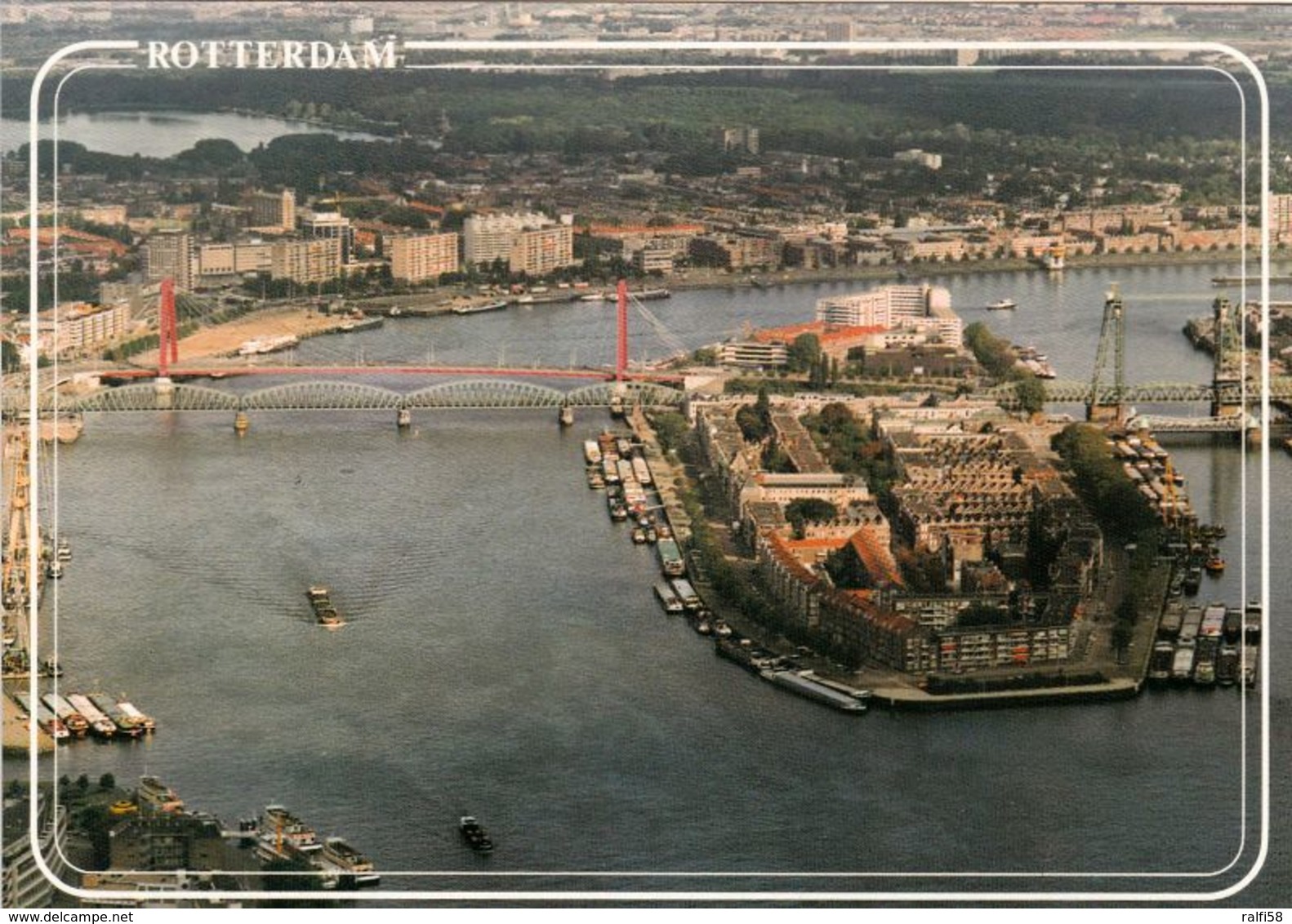 1 AK Niederlande * Blick Auf Die Insel Noordereiland, Sie Liegt Im Fluß Nieuwe Maas Im Stadtteil Feijenoord In Rotterdam - Rotterdam